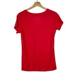 Under Armour  Hot Pink Semi Fitted Burnout V-Neck Athletic T-Shirt S Photo 1