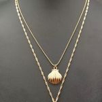 Boutique  Gold Layered Seashell Necklaces Photo 0