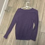 Sonoma  purple v neck sweater Photo 2