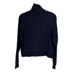Athleta Nirvana Cropped Funnel Neck Sweatshirt Black Women’s Size Medium Photo 1