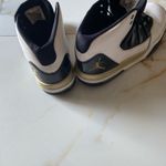 Jordan Retro High Black White Gold Sneakers Photo 2