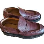 Dries Van Noten Burgundy Leather Chunky Loafers – Women’s Size 36 (EU) Photo 5