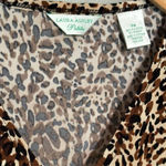 Laura Ashley  Petite Medium Animal Print Shirt Photo 1