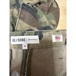 RE/DONE  Women's Green Camo Camouflage Mid Rise Straight Cargo Trouser Pants 26 Photo 3
