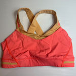 Lululemon  Sports Bra‎ Coral Pink Light Support Crossback Activewear Women's 6 Photo 0