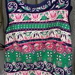 Talbots  Petites Patterned Fringe Trim Sheath Dress Women’s Size 6 Petite Photo 4
