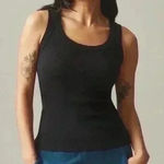 American Giant Womens Black Ribbed Tank Top Made in USA Size XS Photo 0
