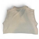 H&M Cream Knit Sweater Vest with Collar Photo 2