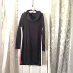 Tommy Hilfiger Vintage Knit Vertical Side Striped Cowl Neck Sweater Dress sz L Photo 1