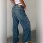 Motel Rocks Motel WOMENS  Baggy Denim Blue Jeans 28 X 32 Photo 2