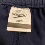 Speedo Women's Navy Blue Floral Cutout Swim Skort Size L Photo 4