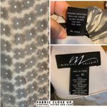 MIDNIGHT VELVET GRAY SHIFT DRESS WITH JACKET & FLORAL APPLIQUE ACCENTS (1X) Silver Photo 9