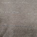 American Eagle  Outfitter AEO Size Small S Sparkle Shiny Sweater V Cut Button Top Photo 5