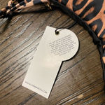 Swiminista Play Leopard Bandeau Style Swim Top, S NWT Brown Photo 3