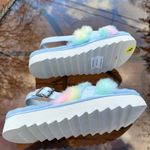 Koolaburra by Ugg Fuzz D Out Women's Slippers & M Blue Pastel New Photo 3