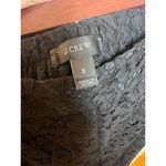 J.Crew  Black Peyton High-rise Pull-on Wide Leg Lace Sz. 2 Photo 7