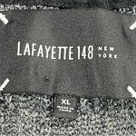 Lafayette 148 xl 100% linen cardigan front zippered pockets open knit Gray Photo 6