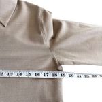 COS Beige Wool Blend Oversized Collar Long Sleeve Midi Shirt Dress Size 8 Photo 7