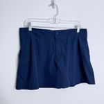 Talbots NWT x Sun Ocean Sand Woven Navy Swim Skort UPF50 Lined Size 10 Photo 1