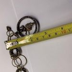 Signed SR Made In USA Costume Jewelry Bracelet With Spinning Hula Girl Charm Photo 8