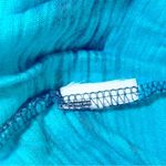 Lucky Brand  Blue Spray Tie Dye Sleeveless Maxi Dress Size Photo 10