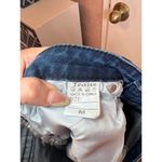 Distressed Blue Flared Jeans Medium M Stretch Denim Casual Womens Pants Photo 4