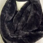 West Loop  Faux Fur Scarf Black its a Infinity scarf One Size Photo 1