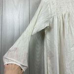 Mate the Label Laude The Label Womens Dress Small Victorian Cotton Gauze Smocked Ivory Smock Photo 4