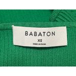 Aritzia Babaton Green Ribbed Knit Halter Sculpt Sleeveless Crop Top Size XS Photo 2