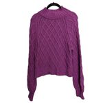 American Eagle  balloon sleeve mock neck knit sweater Medium Photo 1