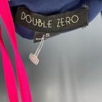 Double Zero Mini Dress Derby Daze Sleeveless Lace Up Open Back Plaid Print Small Photo 5