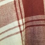 Banana Republic {OS} NWT Mariana Plaid Red Fringe Komono Blanket Cashmere Blend Photo 6