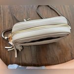 Cream Quilted Crossbody Bag Photo 4