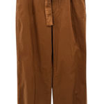 Alice Olivia Jeans Camel Paperbag Waist Wide Leg Trouser Pants Size 27 Career Brown Photo 0