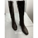 Journee Collection Womans Knee High Riding Boots 6.5 Brown Full Zip Heel NWOT Photo 1
