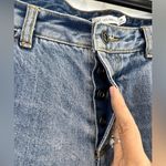 Avec Les Filles  Distressed Mom Button Fly High Waisted Mom Jeans‎ Photo 2