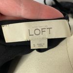 Ann Taylor LOFT Black Camisole with Lace and Buttons Overlay Top- Size Small Photo 6