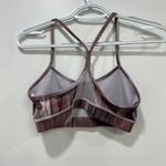 Lululemon Flow Y Bra IV Womens 6 Athletic Racerback Purple Gray‎ Supportive Photo 1