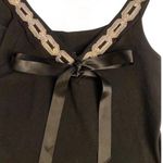 Kay Celine Black sleeveless sweater with beaded detail & bow‎ Photo 0