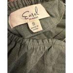 easel Halter Dress Olive Green Crochet Trim Sleeveless Casual Mini Dress S Photo 3