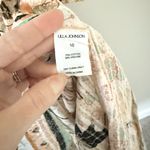 Ulla Johnson NWT Samar Cotton Blend Maxi Dress with Tie Straps in Pearl Flora - Size 10 Photo 8