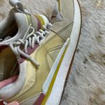ZARA Pink Yellow Fashion Sneakers Photo 3