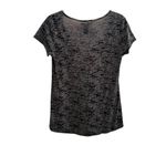 INC  international Vintage Y2K Scoop Neck Burnout Top Floral Sequin Size Small Photo 4