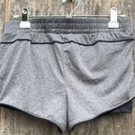 Hind Gray and Black Athletic Shorts Lightweight Moisture Photo 1