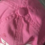 Port Authority Cancer Pink  Adjustable Hat White Sparkle Words Cotton OS Photo 5