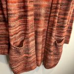 Chico's  Earthtone Striped Open Front Cardigan - size 1 (Medium) Photo 2