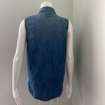 Current/Elliott  Sleeveless Perfect Chambray Shirt Photo 6