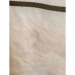 Karen Scott Sport Small Cotton Casual Sporty Olive & White Striped T-Shirt Photo 5