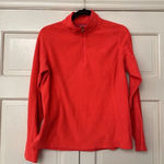 The North Face ‎ Neon Bright Pink Quarter Zip Pullover Polartec Fleece Jacket Coat Photo 2