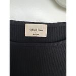 Wilfred Free Women's  Black Ribbed Cut-Out Long Sleeve Dress, Size S, Like New Photo 4